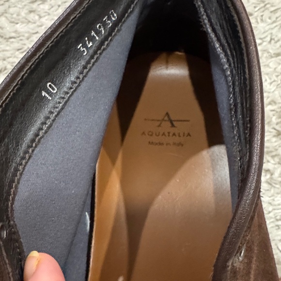 Aquatalia Golliard Dark Brown Chukka Boots - Picture 2 of 5